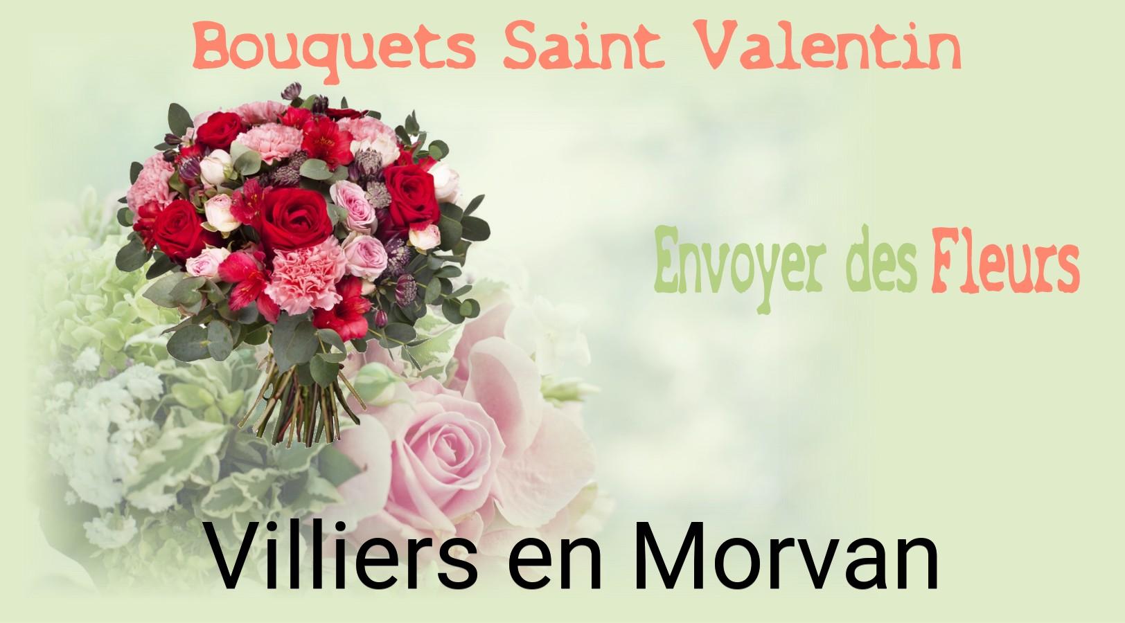 Roses de Saint-Valentin livrées à Villiers-en-Morvan
